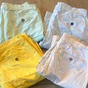 J. Crew Men’s Shorts - Cream, Yellow, Mint, Blue